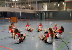 Erster in der Halle - Vorbereitung auf unser erstes Turinier